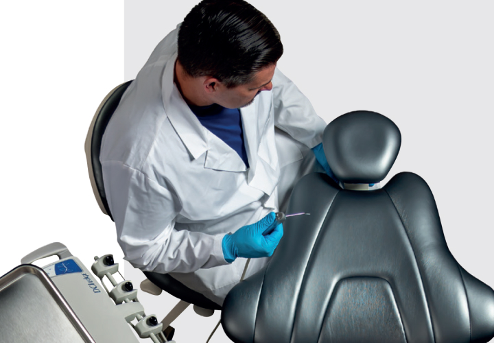 DCI Edge Series 5 dental chair provides ergonomic access to the oral cavity